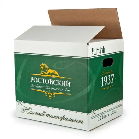Гофроящик для бутылок